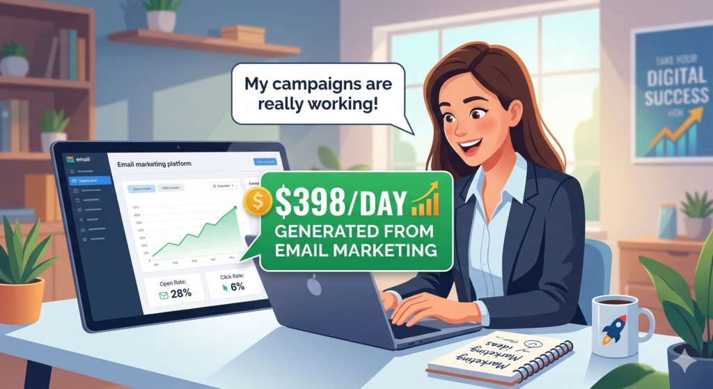 Email Marketing Can Generate $398/Day