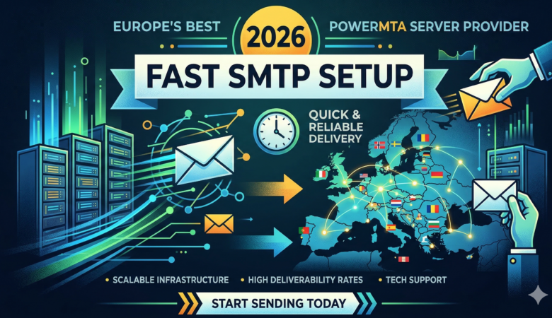 Best PowerMTA Server Provider in Europe | Fast SMTP Setup 2026