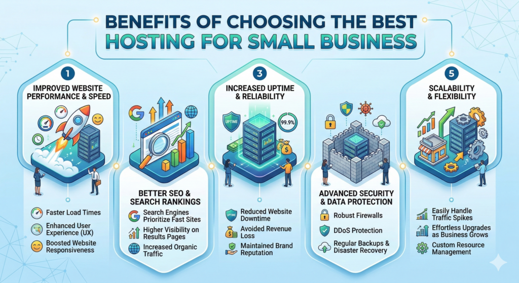 Benefits of Choosing the Best Hosting for Small Business