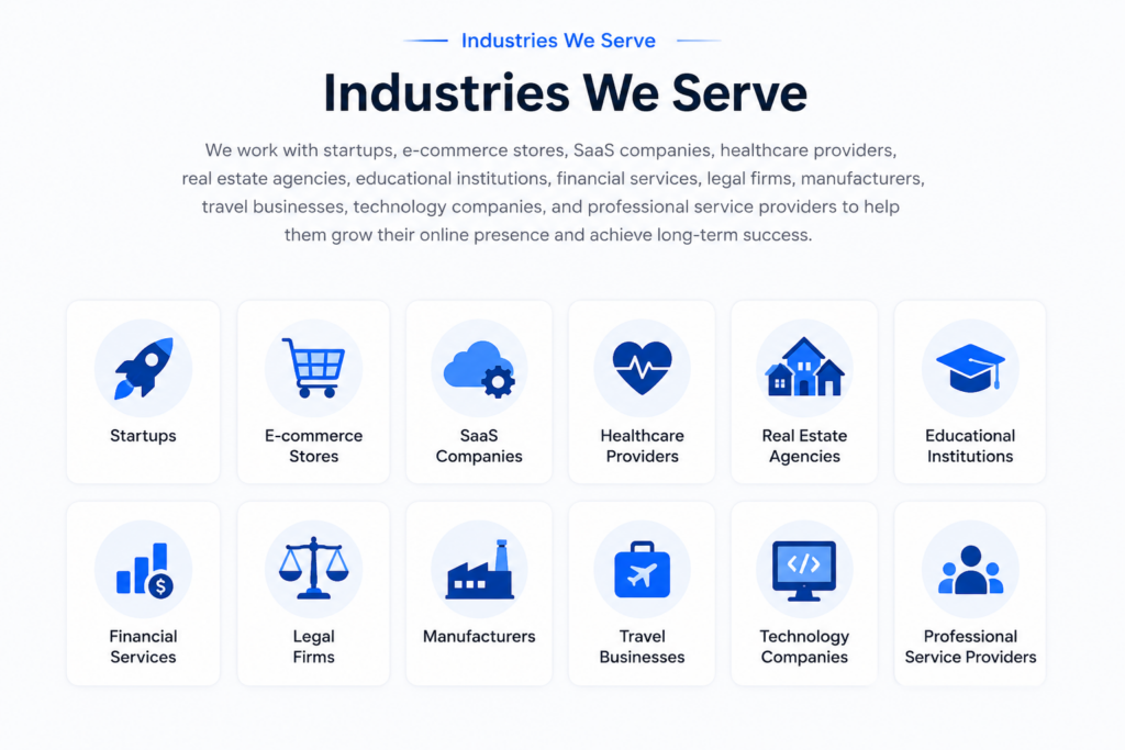 Industries We Serve: Business Sectors